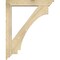 Ekena Millwork Imperial Traditional Rough Sawn Bracket w/ Offset Brace, Douglas Fir, 6"W x 34"D x 42"H BKT0604X34X42IMP01RDF - alternate 4
